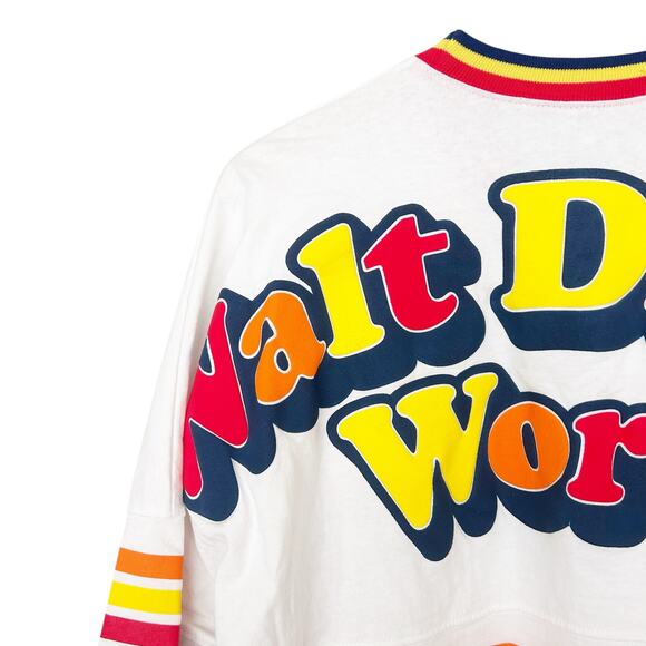 Spirit Jersey Walt Disney World 1971 Retro Striped Shirt Sz M - Picture 7 of 8